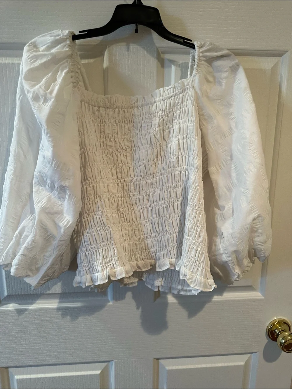 Anthropologie smocked bodice